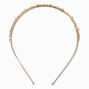 Gold Geometric Embellished Headband,