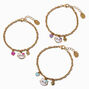 Best Friends Cat Charm Bracelets - 3 Pack,