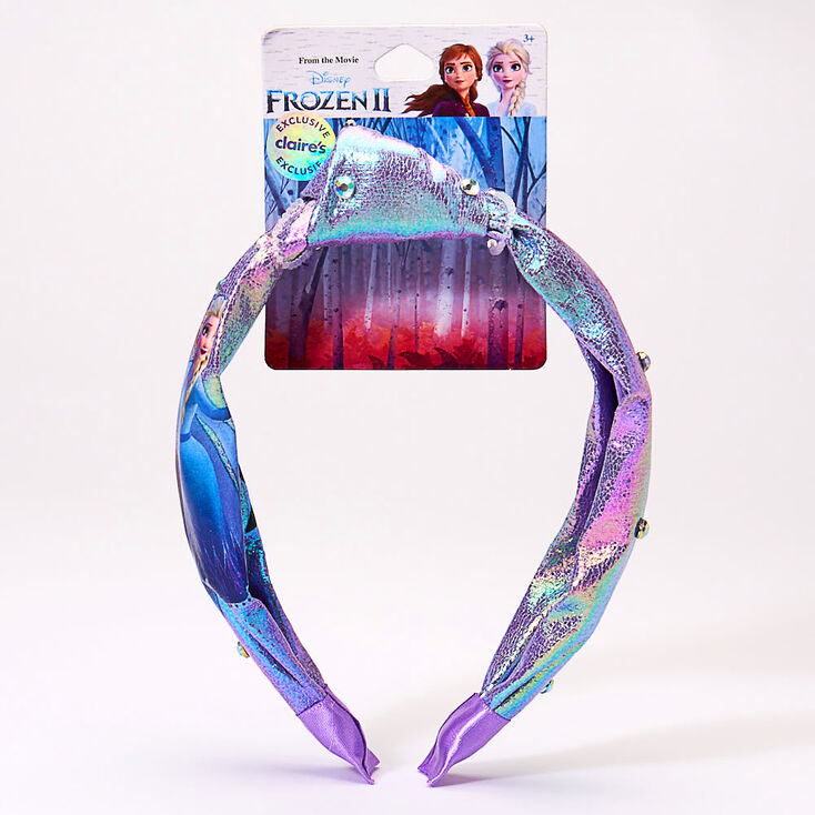 C Disney Frozen 2 Knotted Elsa And Anna Headband Purple