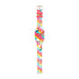 Montre digitale clignotante imprim&eacute; licorne arc-en-ciel,