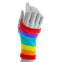 Rainbow Striped Short Arm Warmers,