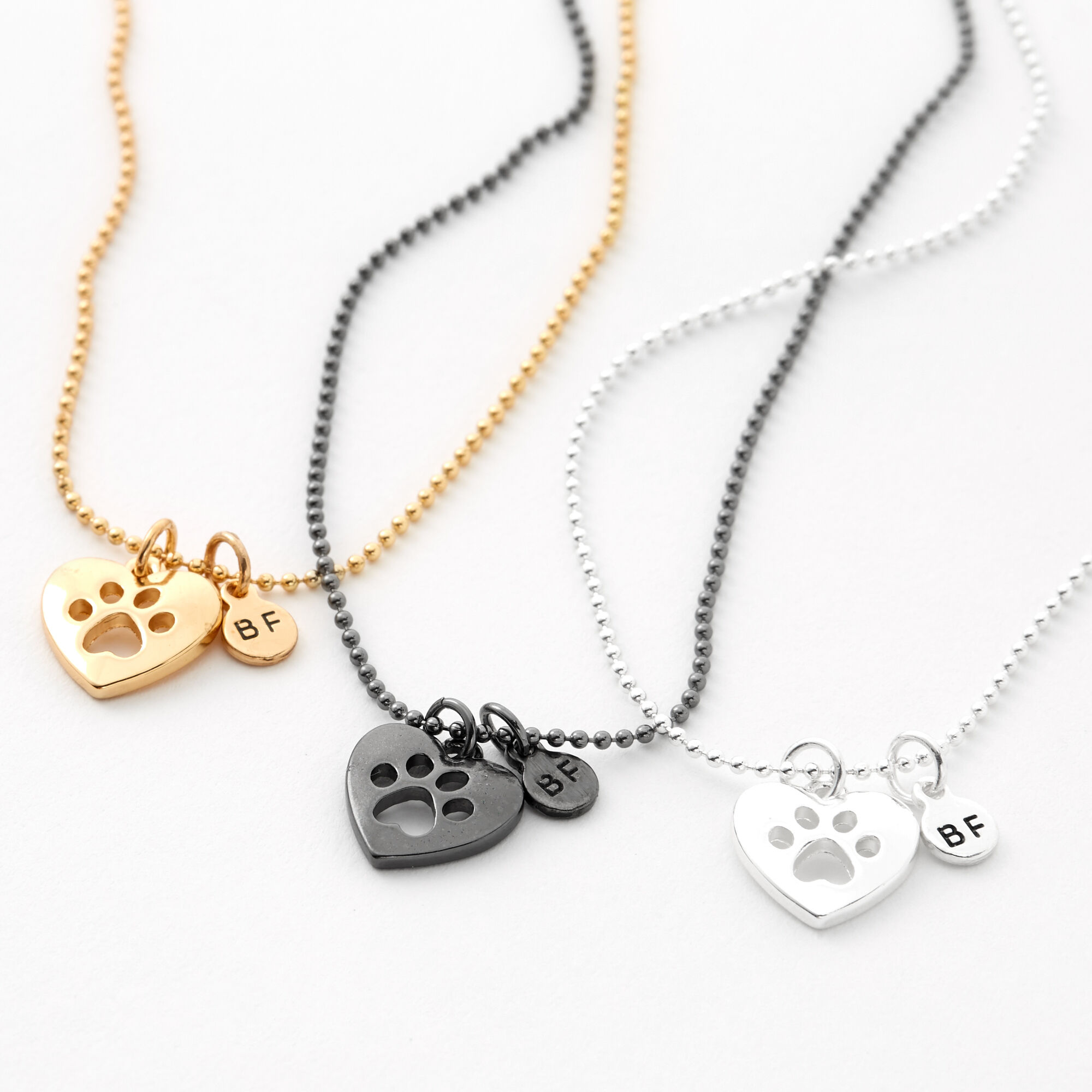 Claire's best friend outlet necklaces for 3