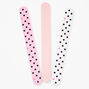 Polka Dot Heart Nail File - 3 Pack,