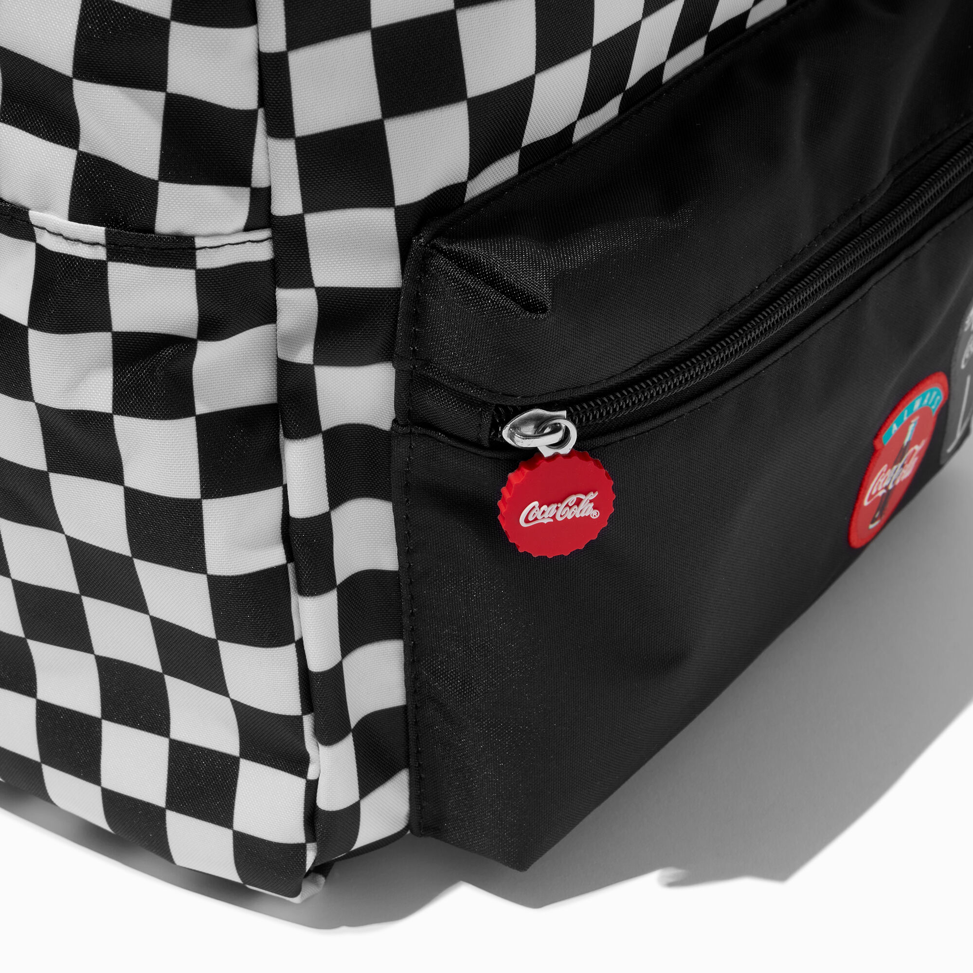 Rose checkered backpack sales