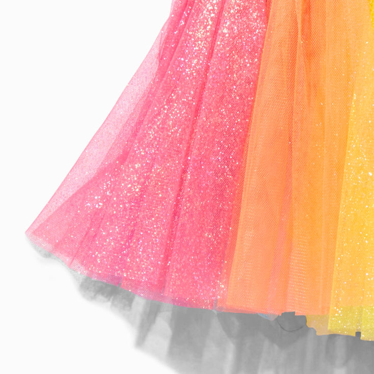 Rainbow Stripe Tulle Tutu,