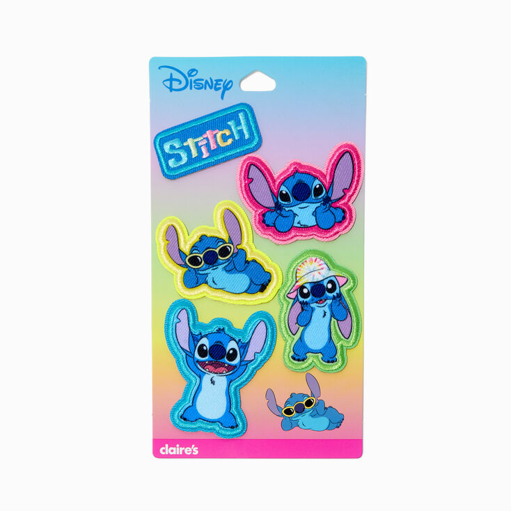 Disney Stitch Claire&#39;s Exclusive Summer Patches - 5 Pack,