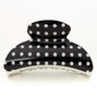 Pince &agrave; cheveux &agrave; pois de taille moyenne - Noir,