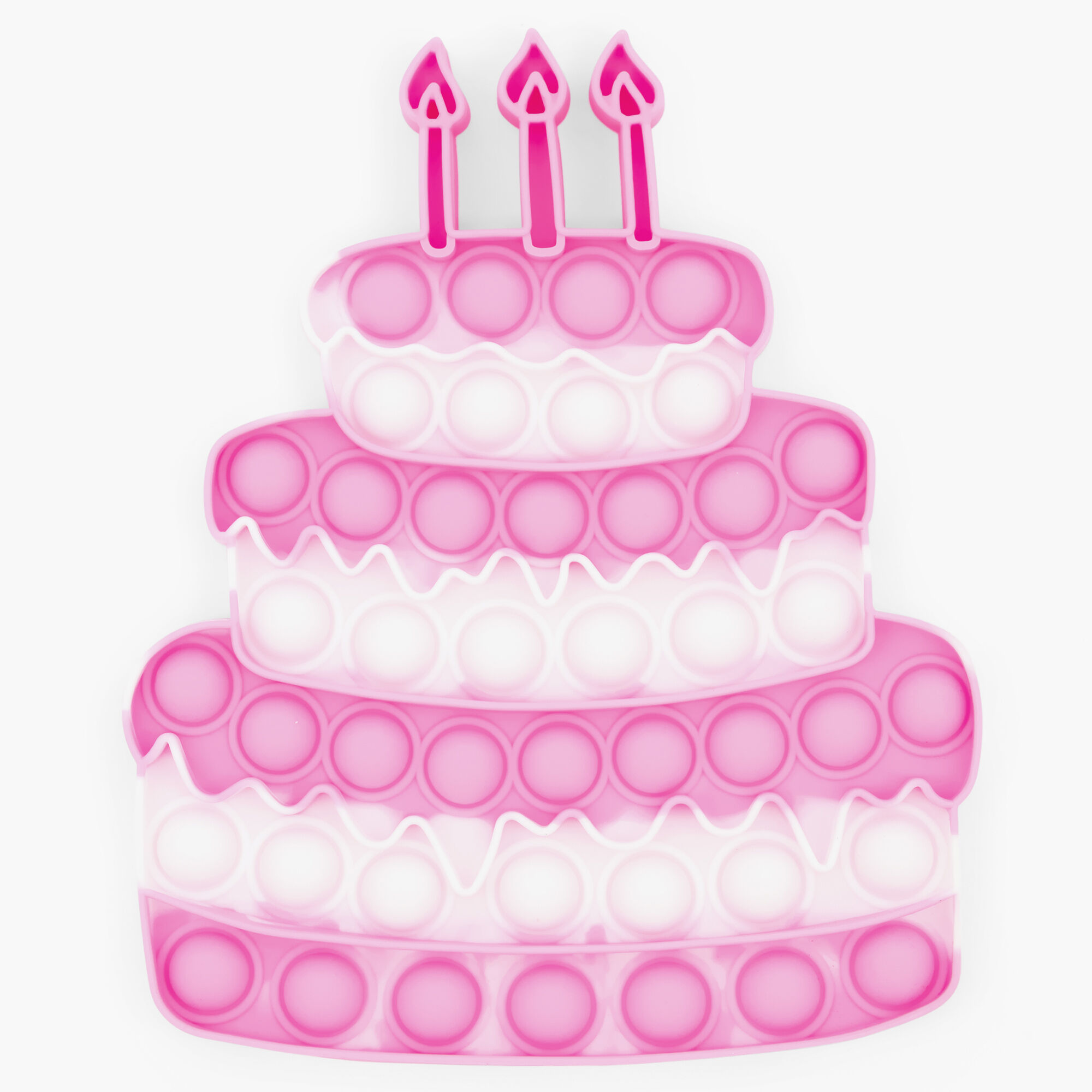 Birthday Cake Push Poppers Fidget Toy – Styles May Vary,