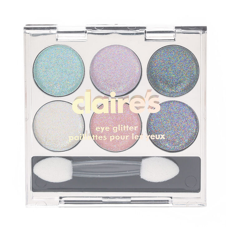 Mini palette de paillettes pour les yeux aux tons pastel,