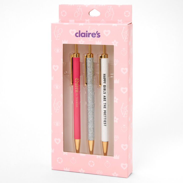 Glittery Bold Pen Set - 3 Pack,