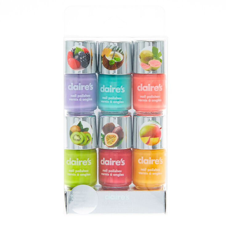 Vernis &agrave; ongles fruit fluo - Lot de 6,