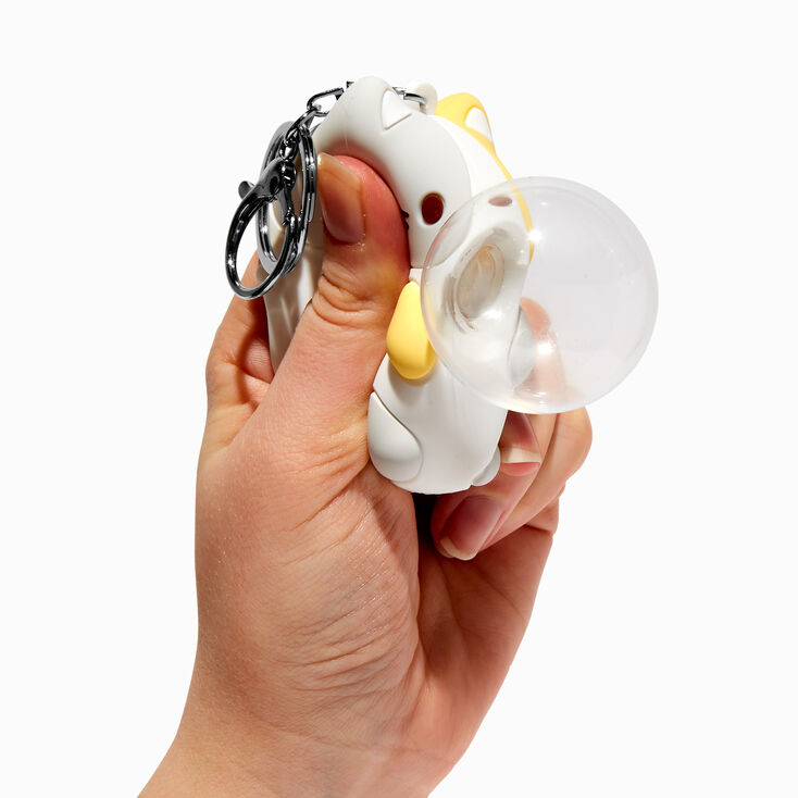 Calico Cat Squeeze Keyring,