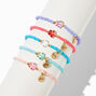 Best Friends Pastel Star Seed Bead Stretch Bracelets - 5 Pack,