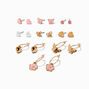 Pastel Pink Earring Stackables Set - 9 Pack,