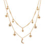 Gold Celestial Multi Strand Necklace,