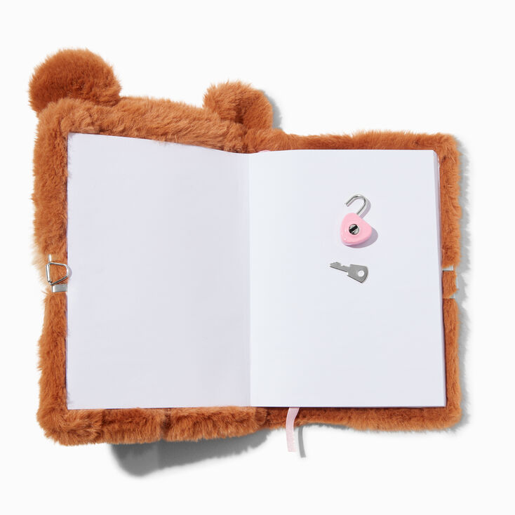 Bear Hoodie Otter Lock Diary,