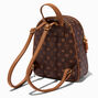Brown Status Icons Small Backpack,