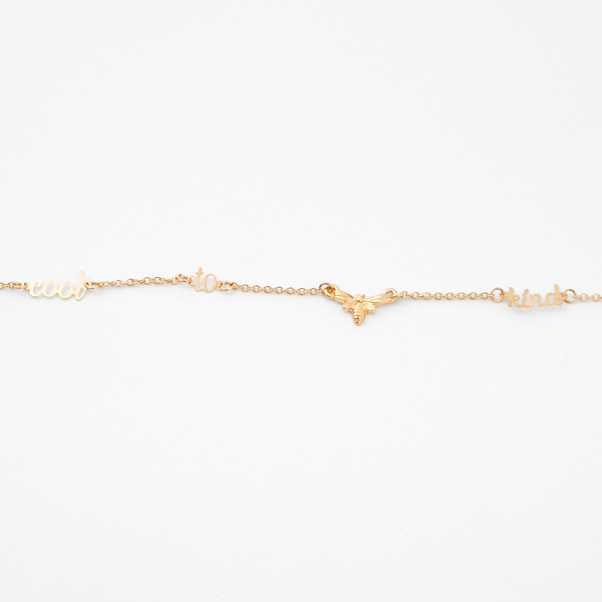 Gold Cool To Bee Kind Choker Necklace,