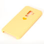 Coque de portable jaune avec c&oelig;ur - Compatible avec Samsung Galaxy&nbsp;S9 Plus,