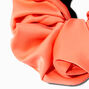 Giant Orange Silky Hair Scrunchie,