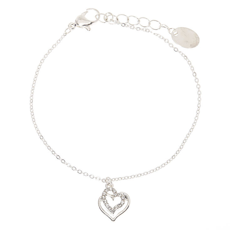 Silver Heart Jewelry Set - 3 Pack | Claire's US