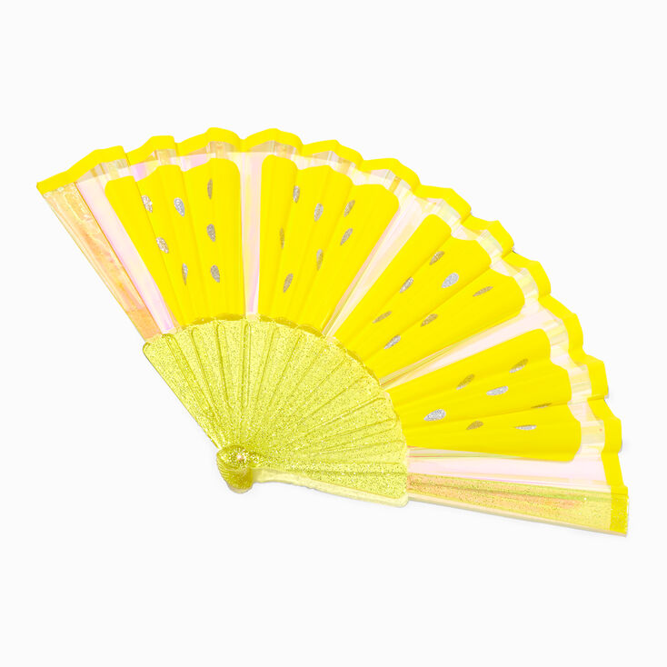Lemon Slice Folding Fan,