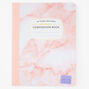 &quot;The Future Looks Bright&quot; Pink Marbled Composition Book,
