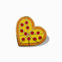 Gold Heart Pizza Pin,