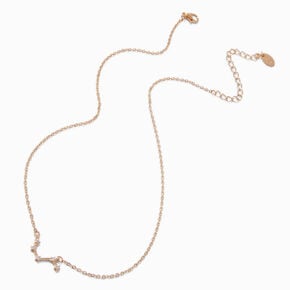Gold-tone Zodiac Constellation Pendant Necklace - Aries,