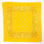 Mustard Yellow Paisley Bandana Headwrap,