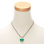 Mood Heart Locket Pendant Necklace,