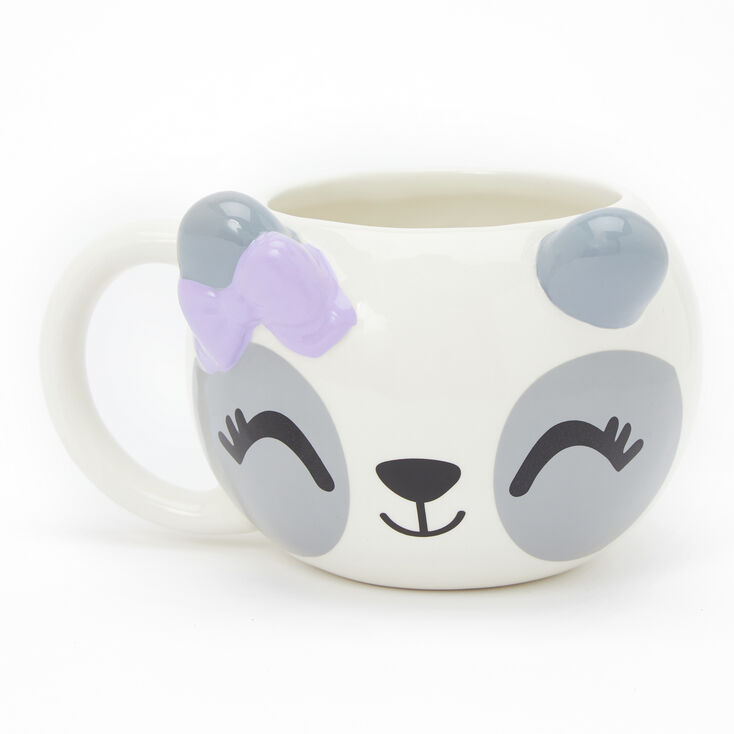 Claire's Mug en céramique Poppy la panda - Blanc