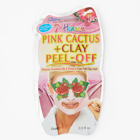 7th Heaven Pink Cactus + Clay Peel Off Face Mask,