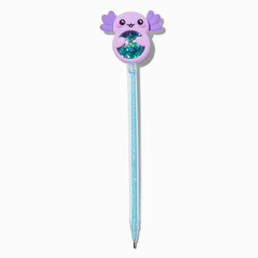 Axolotl Shaker Glitter Pen,