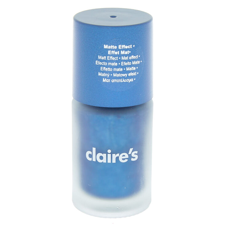 Cosmic Matte Navy Nail Polish | Claire's