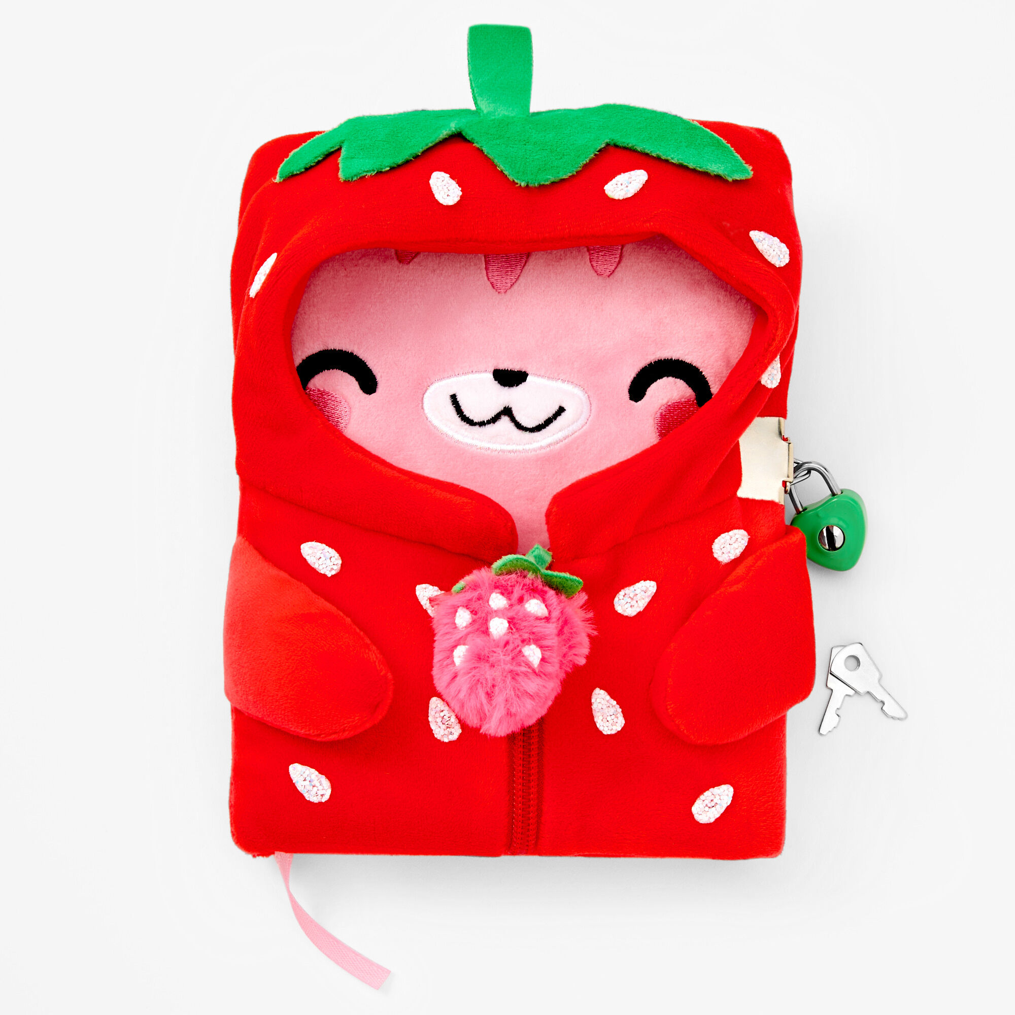 Claire's Journal intime hamster en sweat à capuche fraise