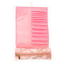 Trousse de maquillage de voyage qui s&rsquo;enroule peau de serpent - Rose,