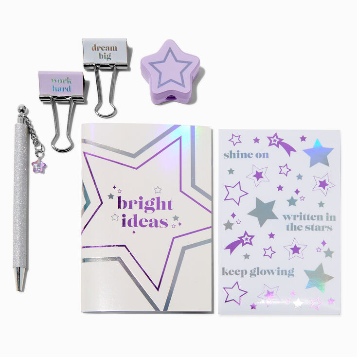 &quot;Written in the Stars&quot; Clear Stationery Set,