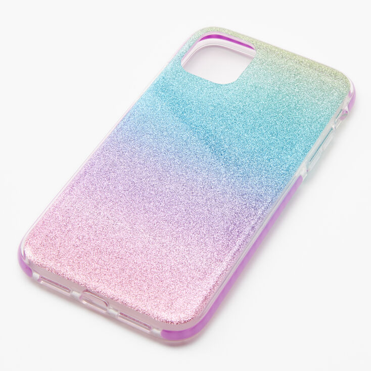 Pastel Glitter Ombre Phone Case - Fits iPhone 11,