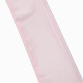 Blush Pink Sheer Long Gloves,