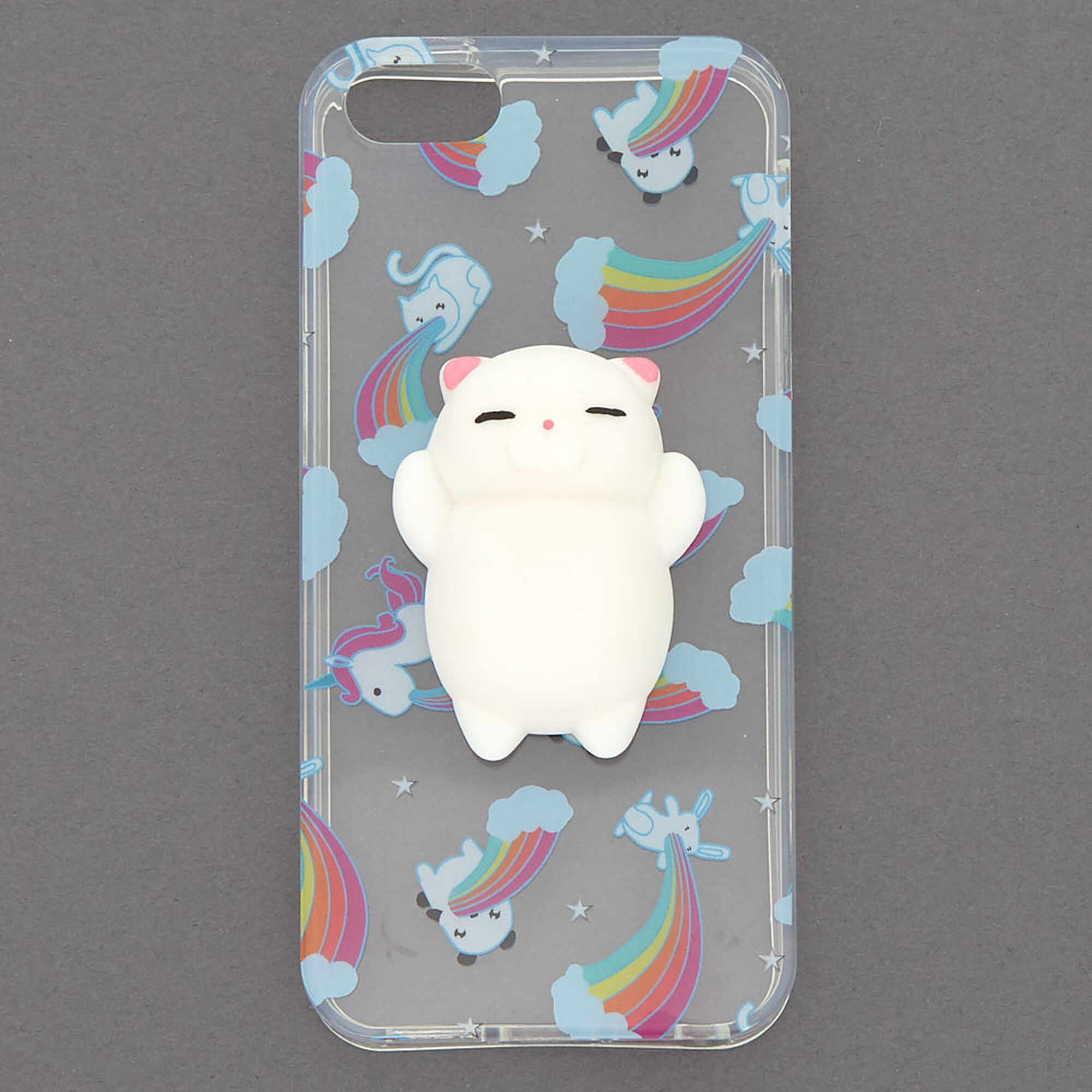 Rainbow Cat Squishy Phone Case Fits Iphone 5 5s Se Claire S