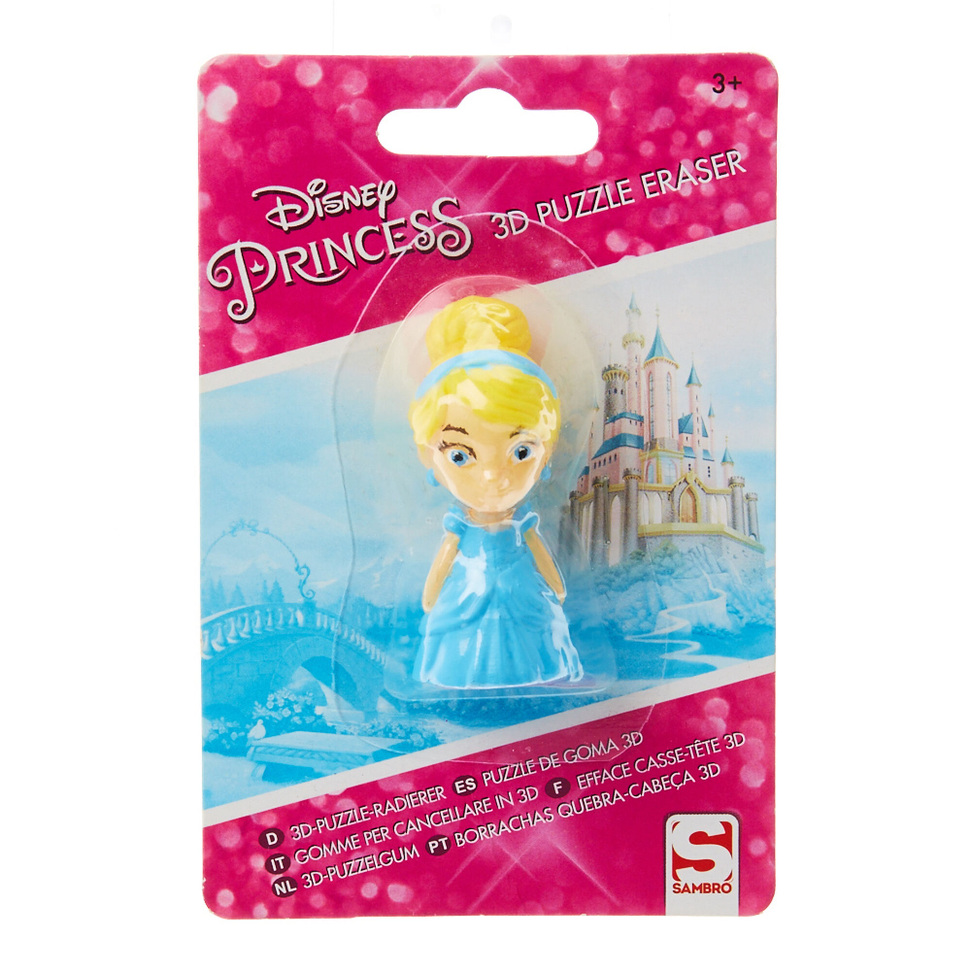 Disney Princess 3d Puzzle Eraser Cinderella Rapunzel Claire S