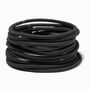 Black Full Hair XL Hair Ties - 12 Pack,