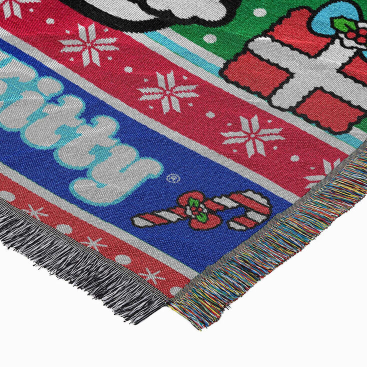 Hello Kitty&reg; Snowy Kitty Holiday Woven Tapestry Throw &#40;ds&#41;,