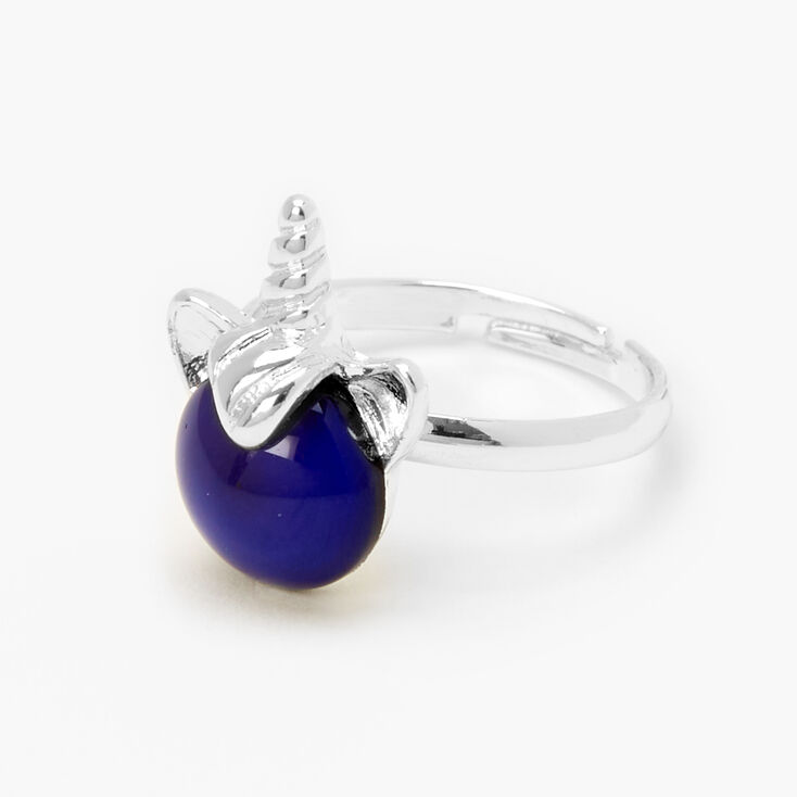 Silver Unicorn Mood Ring,