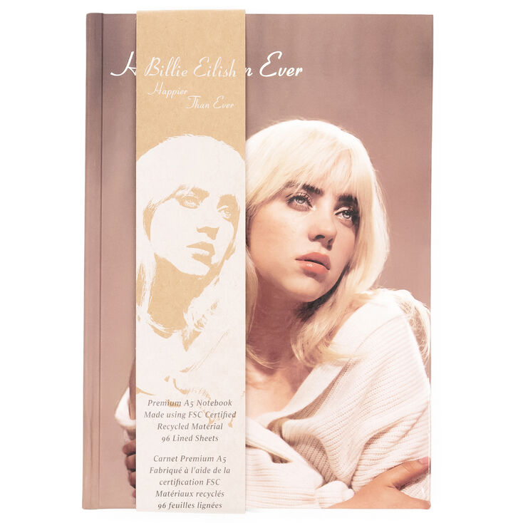 Billie Eilish Happier Than Ever Notebook,