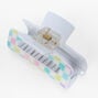 Pastel Check Small Rectangle Hair Claw,