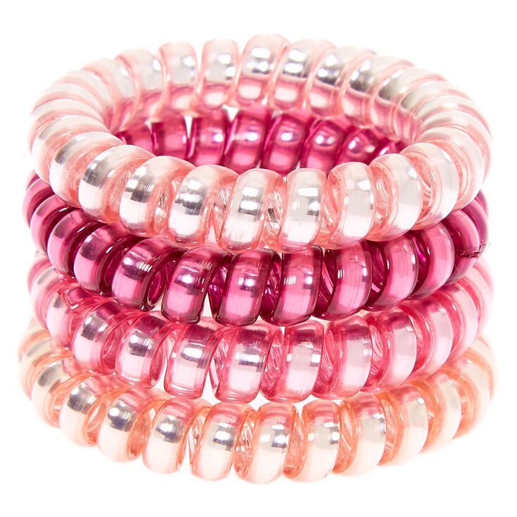 Very Berry Spiral Hair Bobbles - 4 Pack,