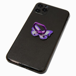 Purple Butterfly Phone Ring Stand,