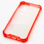 Red Glitter Clear Phone Case - Fits iPhone&reg; 12/12 Pro,